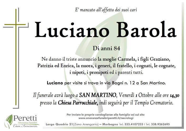 giuseppina pasina necrologio