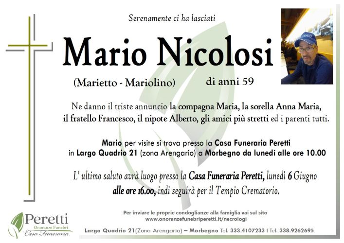 giuseppina pasina necrologio